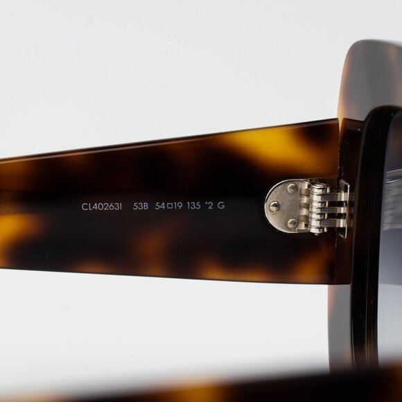 Celine 3 DOTS Women Sunglasses Havana Gradient Smoke Geometric CL40263I 53B - Picture 10 of 12